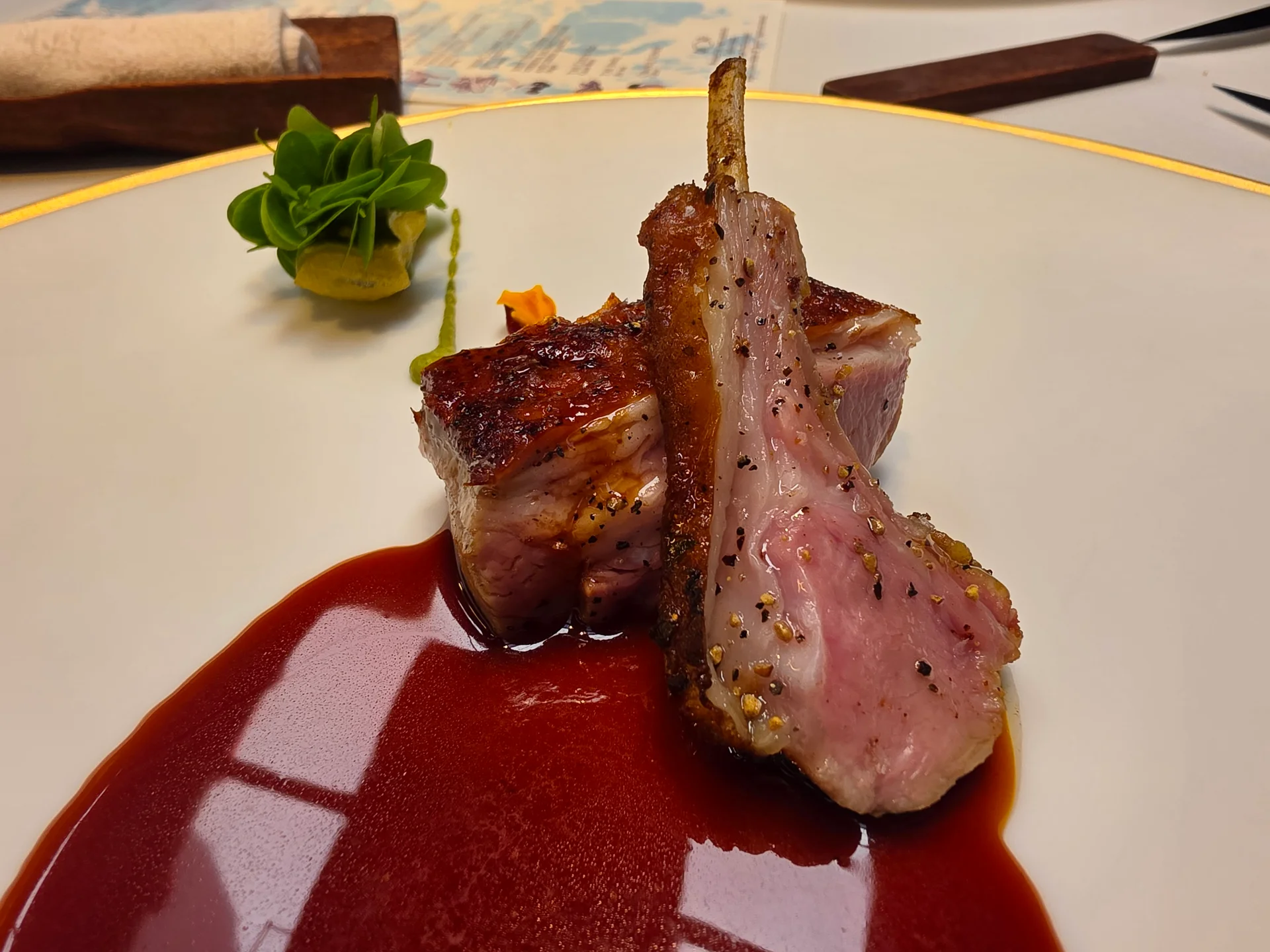 Aged Suckling Lamb with Herbs